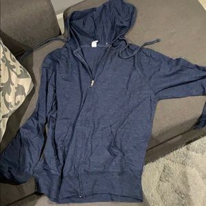 New without tag blue zip